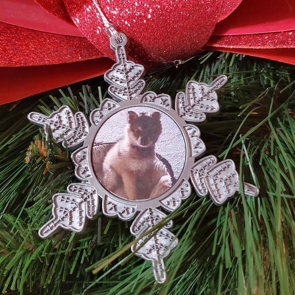 Metal Snowflake Christmas Ornament Custom Made - Picture 2 of 11